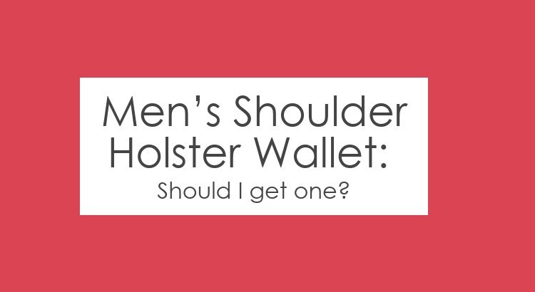men's shoulder holster wallet title image